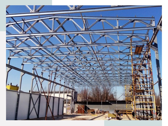 Строительство цехов в Краснокаменск от 613 руб. под ключ