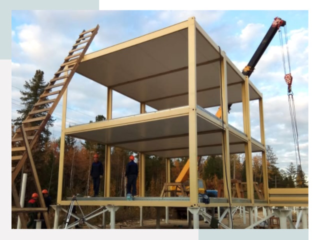 Строительство модульных здания Краснокаменск