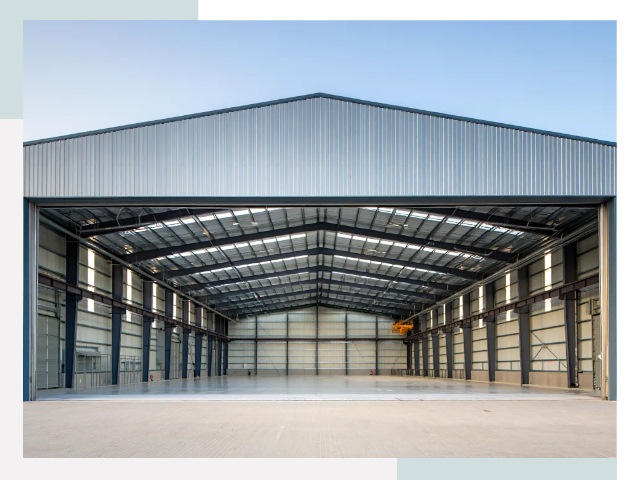 Большие ангары в Краснокаменске