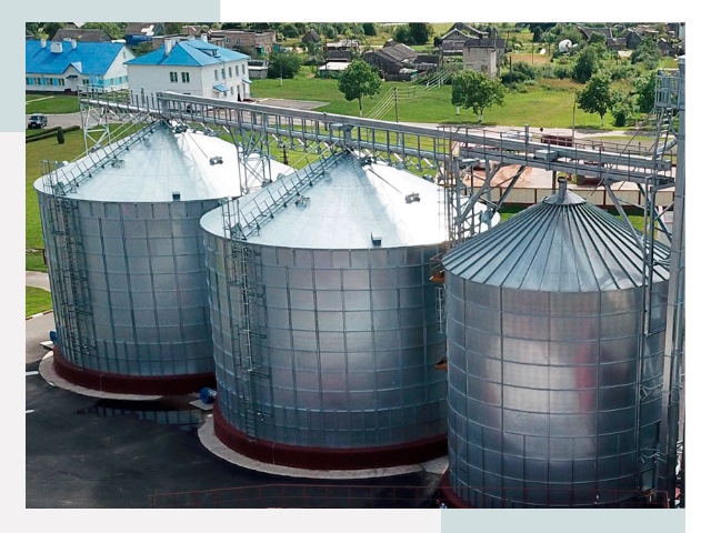 Металлические силосы в Краснокаменске