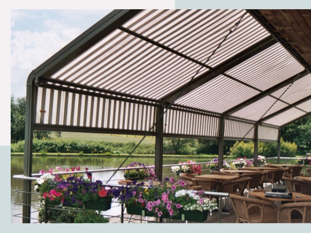 Элегантные навесы для кафе от 613 руб в Краснокаменск