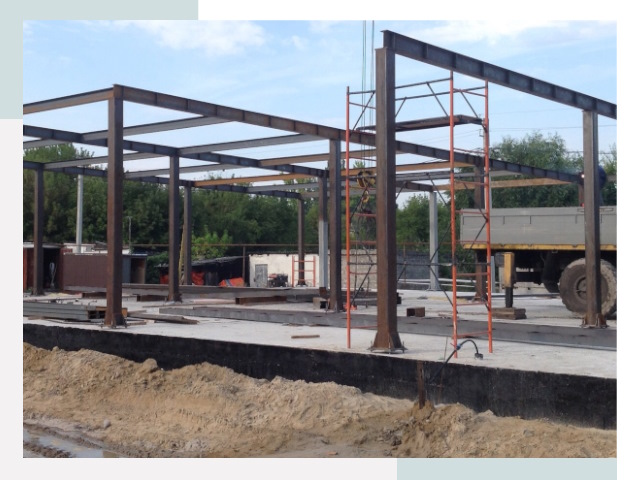 Фундамент для ангаров в Краснокаменске