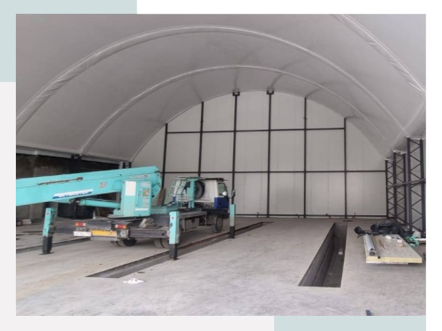 Внутреннее оснащение ангаров в Краснокаменске