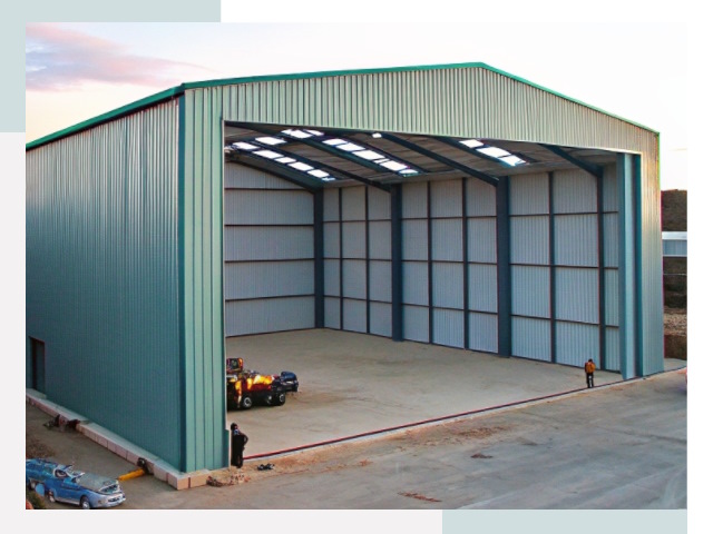 Строительство ангаров в Краснокаменске